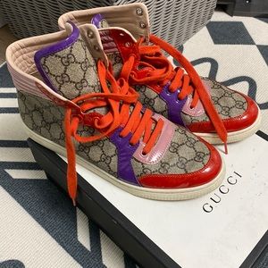 Authentic Gucci High Top Sneakers